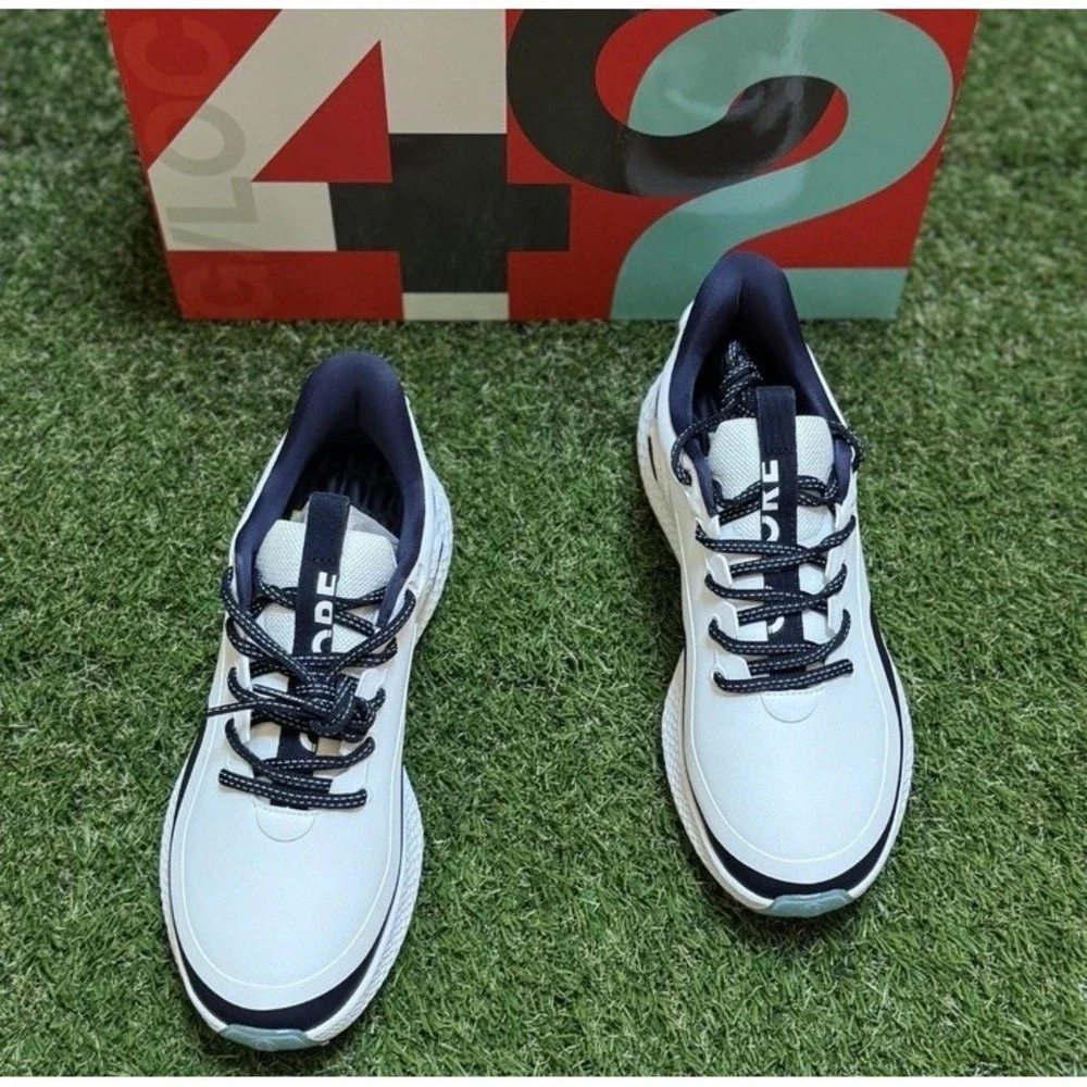 G/FORE MG4+ O2 Spiked G/LOCK Golf Shoe Sneaker LADIES White Blue Sz 7